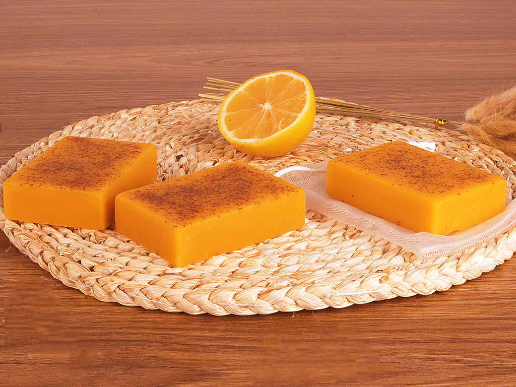 3 Pieces Kojic Acid & Lemon Brightening Soap