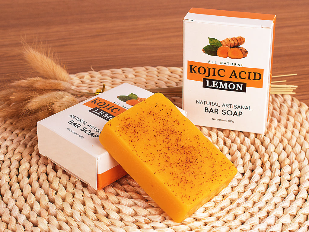 3 Pieces Kojic Acid & Lemon Brightening Soap