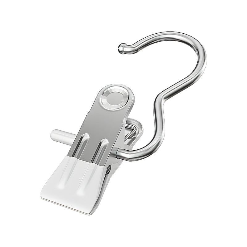 Premium Anti-Slip Metal Hanging Clips with Rubber Tips – 20 Pack