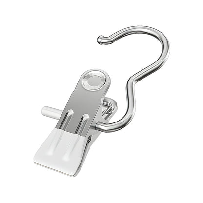 Premium Anti-Slip Metal Hanging Clips with Rubber Tips – 20 Pack