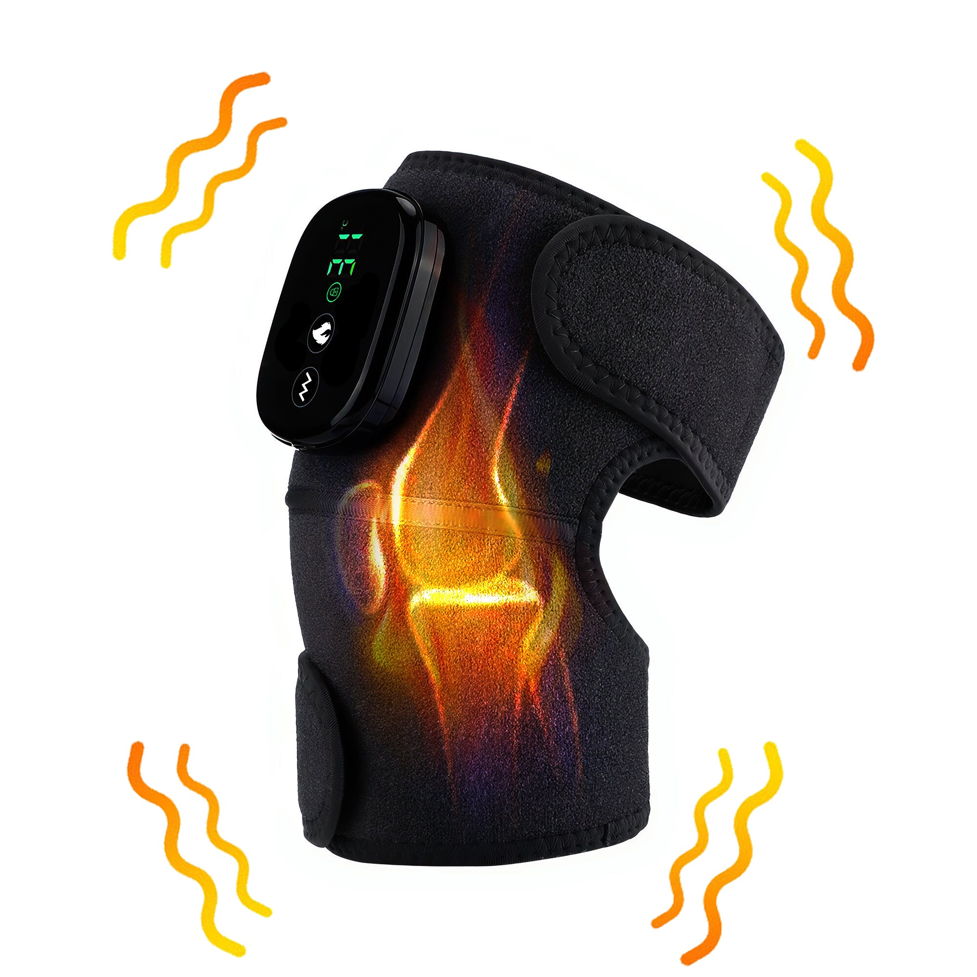 Smart Heated Knee Massager with Digital Display – Instant Relief (US Stock)