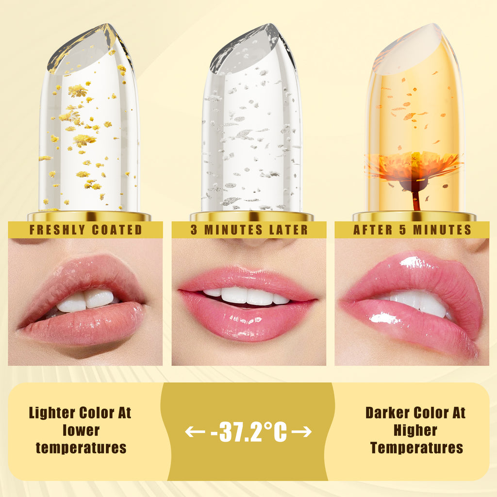 HelloKiss Custom Glow Lip Balm Temperature Color-Changing Lipstick