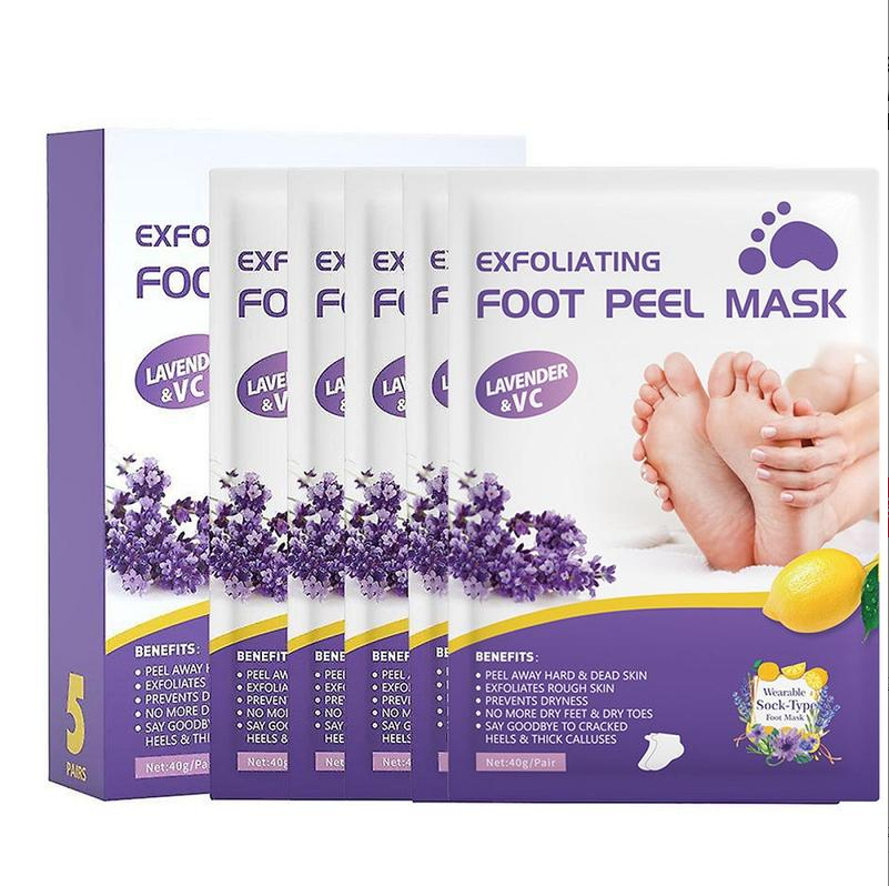 Viral Peeling Foot Mask (5 Pairs) – Get Baby Soft Feet in 7 Days!
