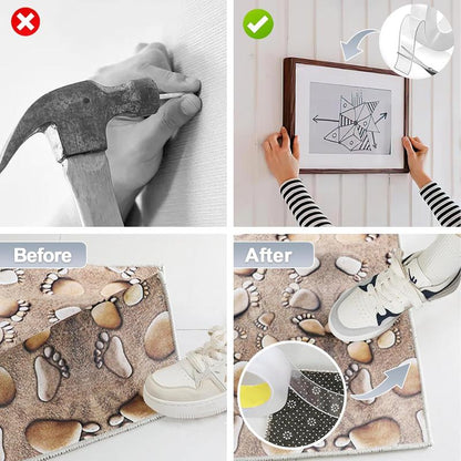 Heavy Duty Magic Nano Tape | Double-Sided, Washable & Traceless