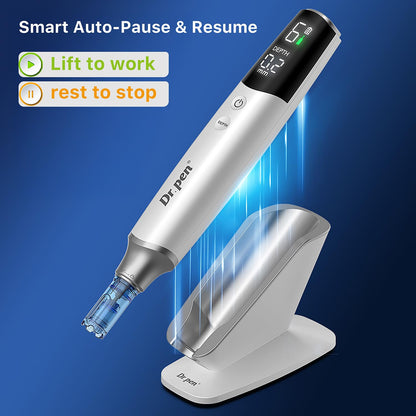 Dr. pen M9 Professional Microneedling Pen - Smart Chip Cartridges, Electric Depth Adjustment, 6 Speeds