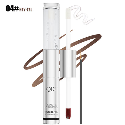 HelloKiss 2-in-1 Peel-Off Lip Stain & Hydrating Lip Oil | Waterproof Long-Lasting Tint