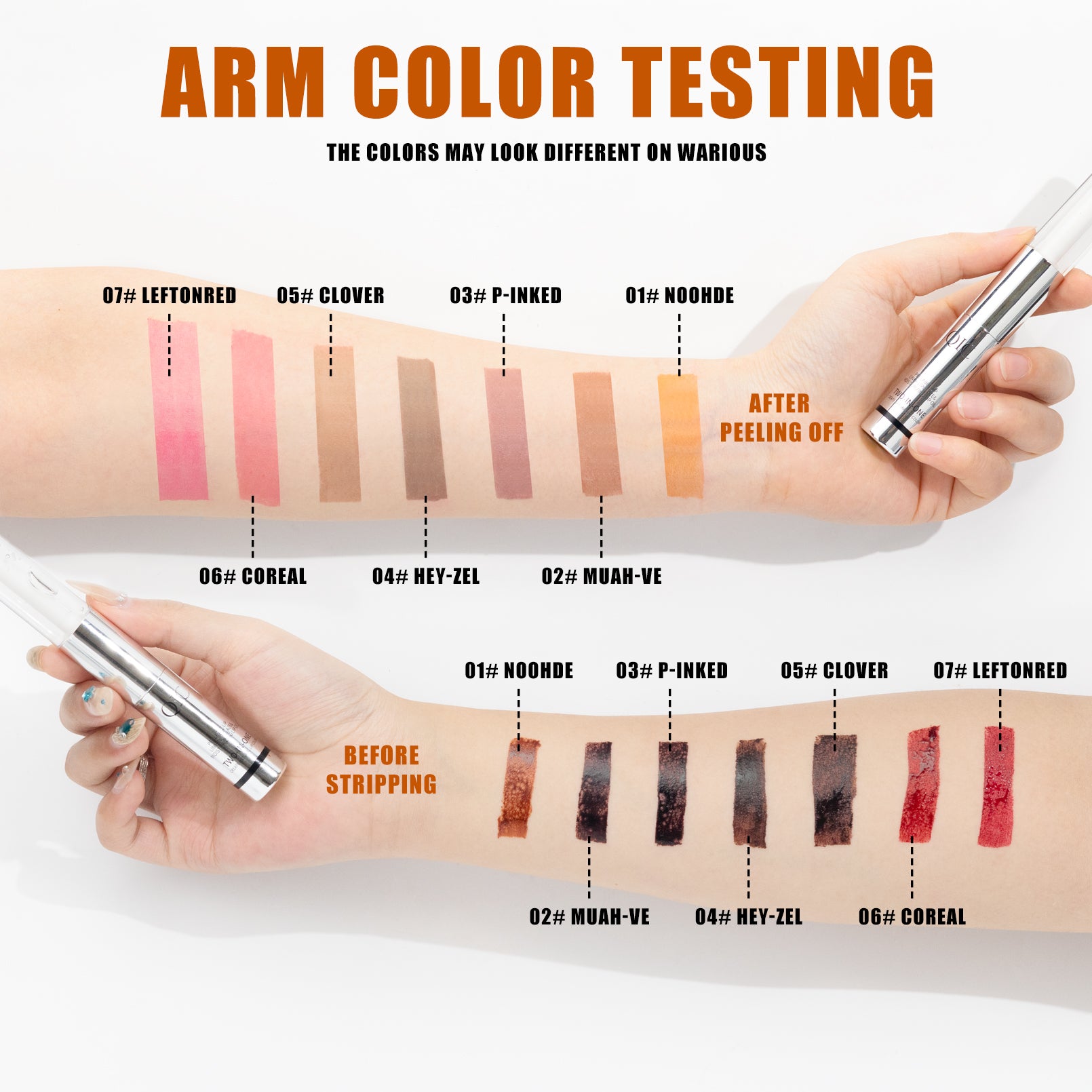 HelloKiss 2-in-1 Peel-Off Lip Stain & Hydrating Lip Oil Duo